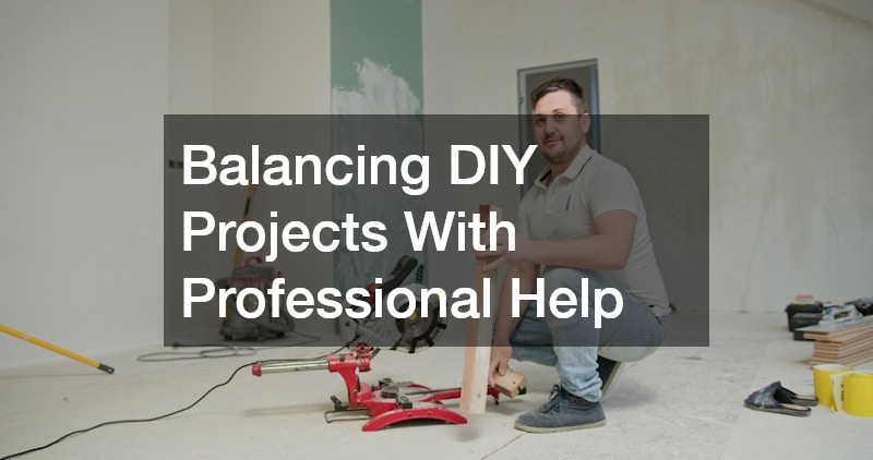 Balancing DIY Projects With Professional Help